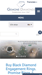 Mobile Screenshot of gemonediamond.com